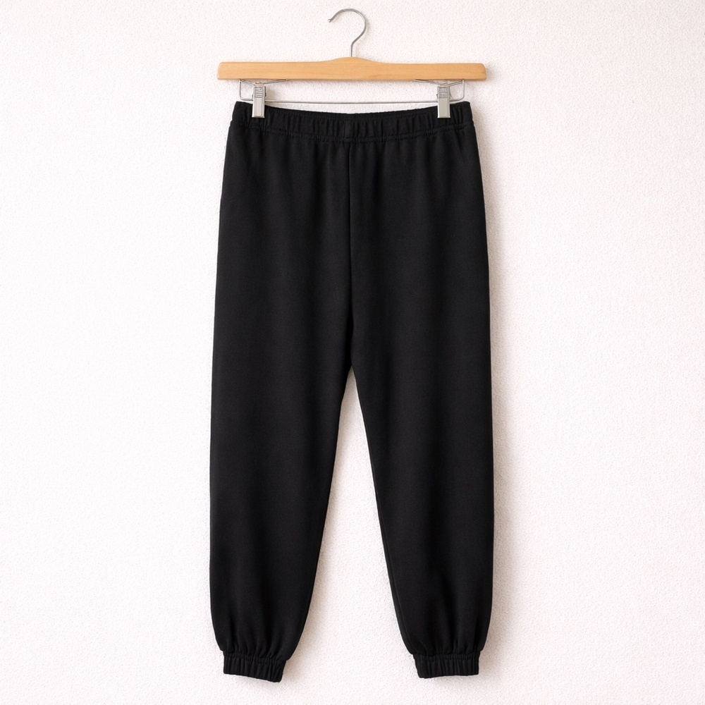 The Drop Maddie Black Joggers Large NWT Super Soft Loose Fit Athleasure Lounge